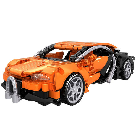 Open Bricks Sports Car Orange - Klemmbausteine OB-WS0904