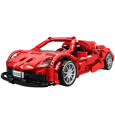 Open Bricks Sports Car Red - Klemmbausteine OB-WS0905