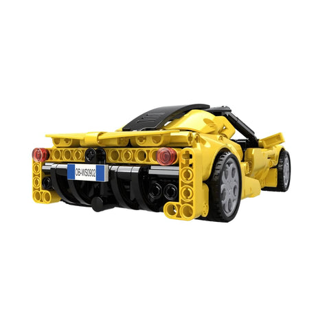 Sports Car Yellow - Klemmbausteine