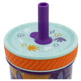 Stitch "Aloha" - Drop Safe - Gobelet anti-fuite avec paille en silicone (370 ml)