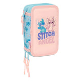 Stitch "Ohana" - Etui inkl. Stifte, Spitzer und Radiergummi (37 Teile)