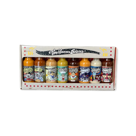 Torchbearer Sauce Bestsellers 8er-Pack (8 x 50 ml) - Scharfe Sauce TBS-BS8P