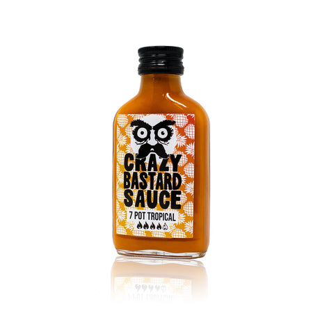 Crazy Bastard Tropical 7 Pot (100 ml) - Sauce piquante TP100